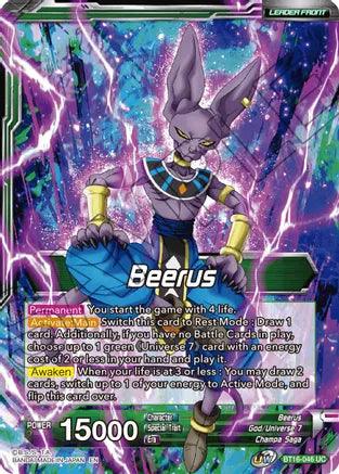 Beerus // Beerus, Victory at All Costs (BT16-046) [Realm of the Gods] (ONLINE ORDER ONLY)