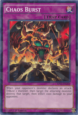 Chaos Burst [BP03-EN203] Shatterfoil Rare (ONLINE ORDER ONLY)