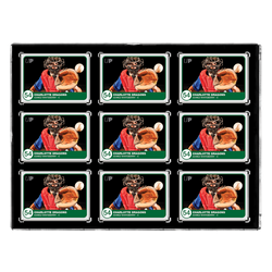 35PT 9-Card Black Border UV ONE-TOUCH® Magnetic Holder