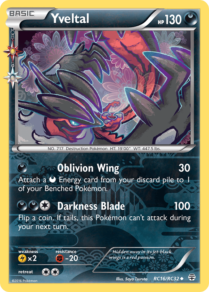 Yveltal (RC16/RC32) [XY: Generations] (Online Only)