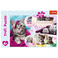 Trefl Red 160 Piece Kids Puzzle - Lovely Kittens (ONLINE ORDER ONLY)