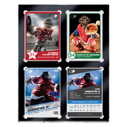 35PT 4-Card Black Border UV ONE-TOUCH® Magnetic Holder