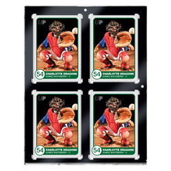 130PT 4-Card Black Border UV ONE-TOUCH® Magnetic Holder