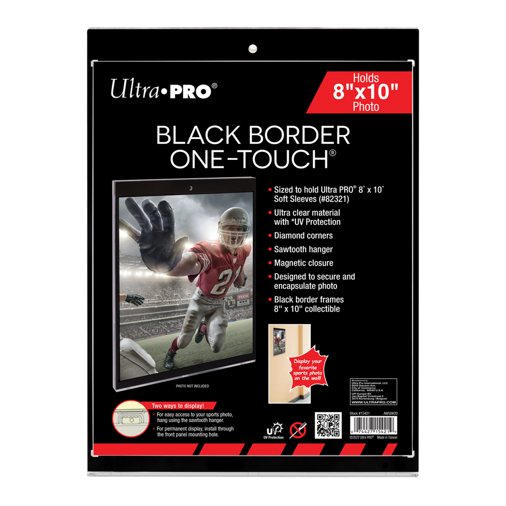 8" x 10" Black Border UV ONE-TOUCH® Magnetic Holder (ONLINE ORDER ONLY)