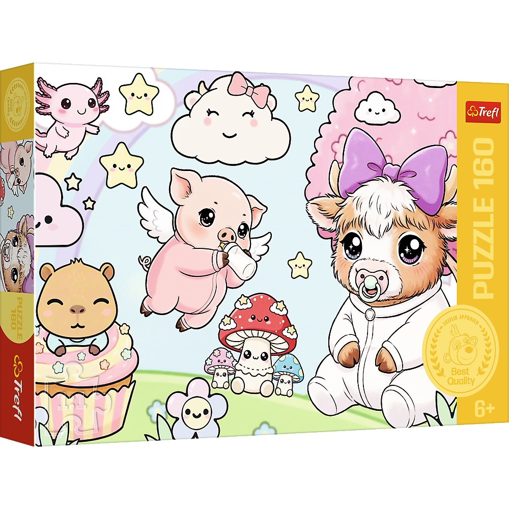 Trefl Red 160 Piece Kids Puzzle - Baby Animals (ONLINE ORDER ONLY)