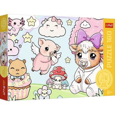 Trefl Red 160 Piece Kids Puzzle - Baby Animals (ONLINE ORDER ONLY)