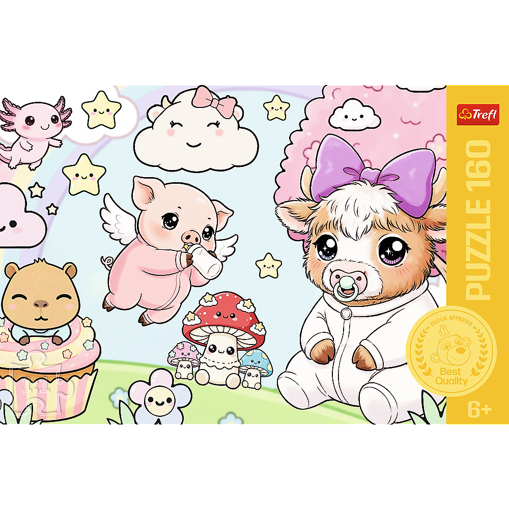 Trefl Red 160 Piece Kids Puzzle - Baby Animals (ONLINE ORDER ONLY)