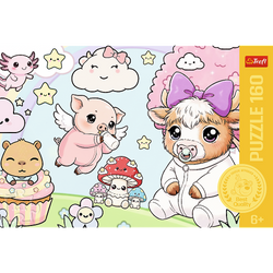 Trefl Red 160 Piece Kids Puzzle - Baby Animals (ONLINE ORDER ONLY)