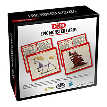 D&D: Monster Cards - Epic Monster Cards (ONLINE ORDER ONLY)