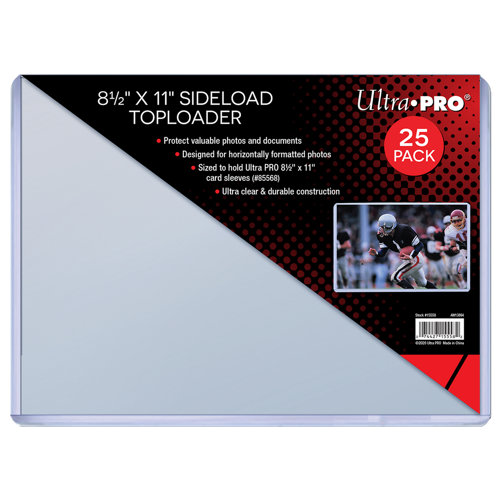8-1/2" x 11" Side Load TOPLOADER® Sleeves (25ct)