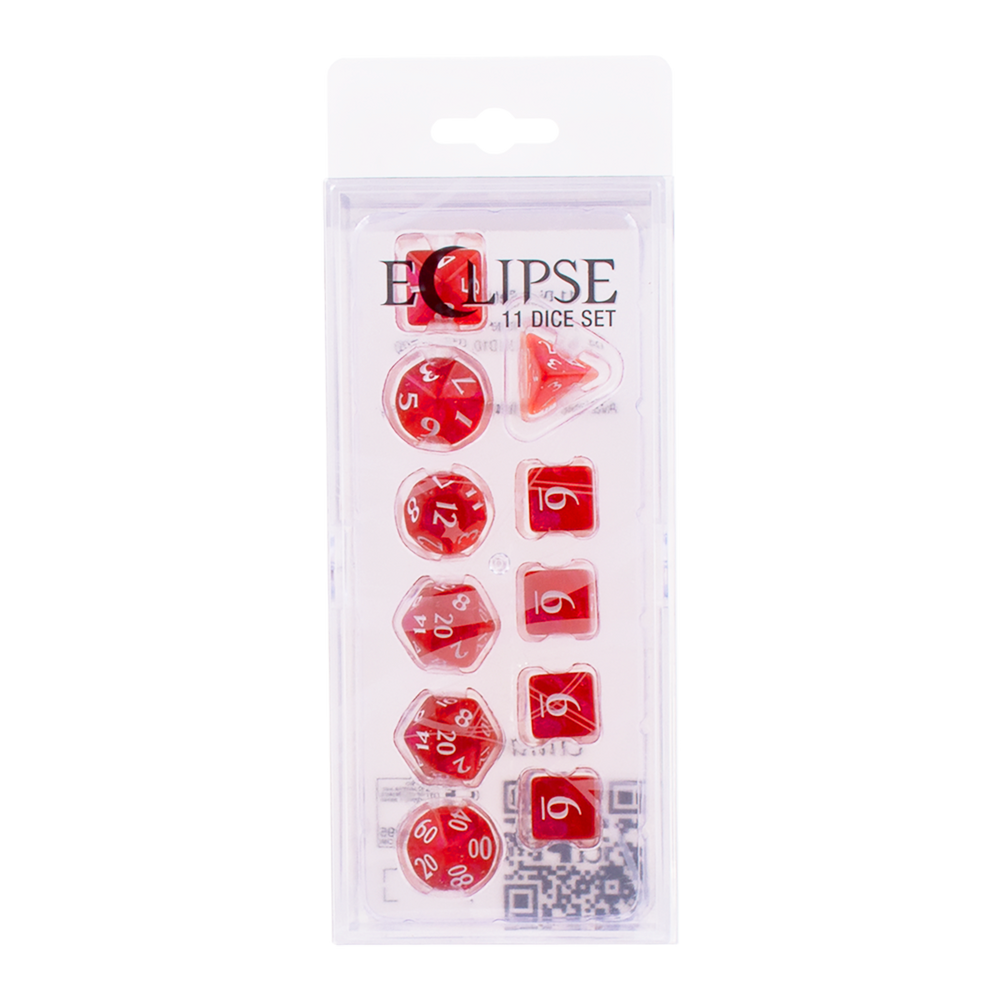 ECLIPSE® Acrylic RPG Dice Set (11ct) (ONLINE ORDER ONLY)