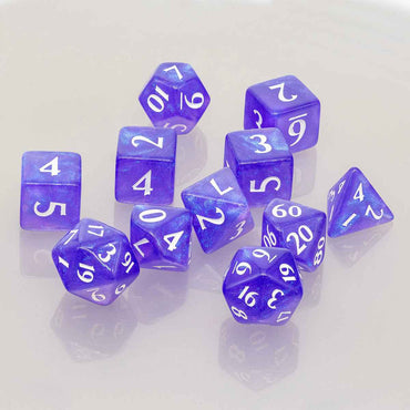ECLIPSE® Acrylic RPG Dice Set (11ct) - Royal Purple