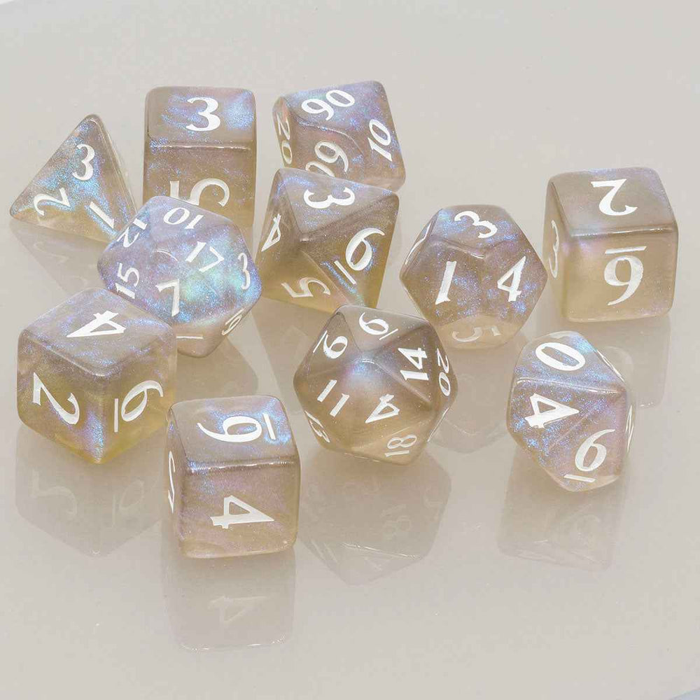 ECLIPSE® Acrylic RPG Dice Set (11ct) - Smoke Grey