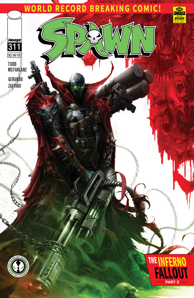 Spawn #311 A Francesco Mattina Todd McFarlane (10/28/2020) Image (ONLINE ORDER ONLY)