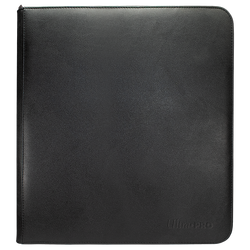 Vivid Black 12-Pocket Zippered PRO-BINDER® Album (ONLINE ORDER ONLY)
