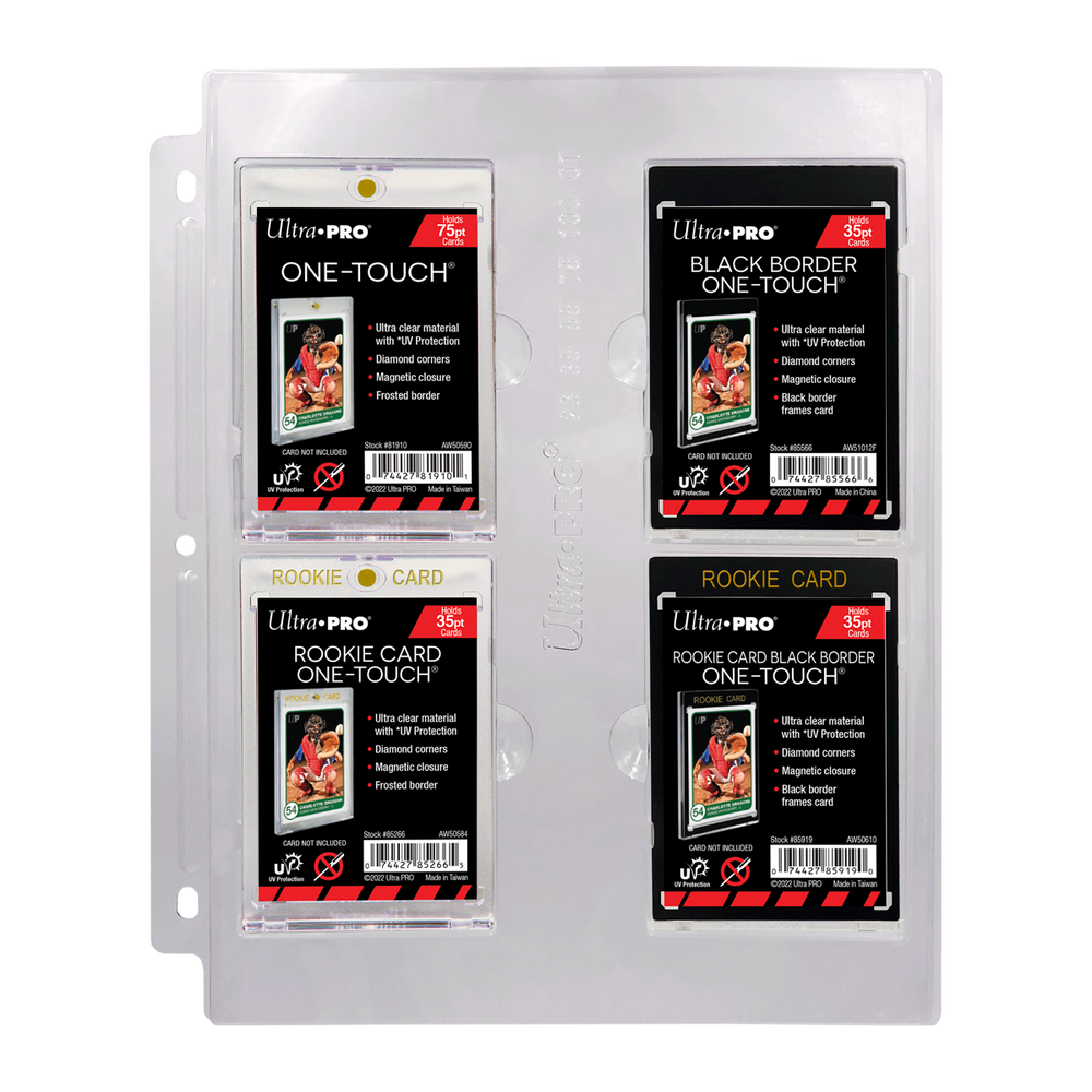 4-Pocket Page for 23PT-100PT ONE-TOUCH® Displays
