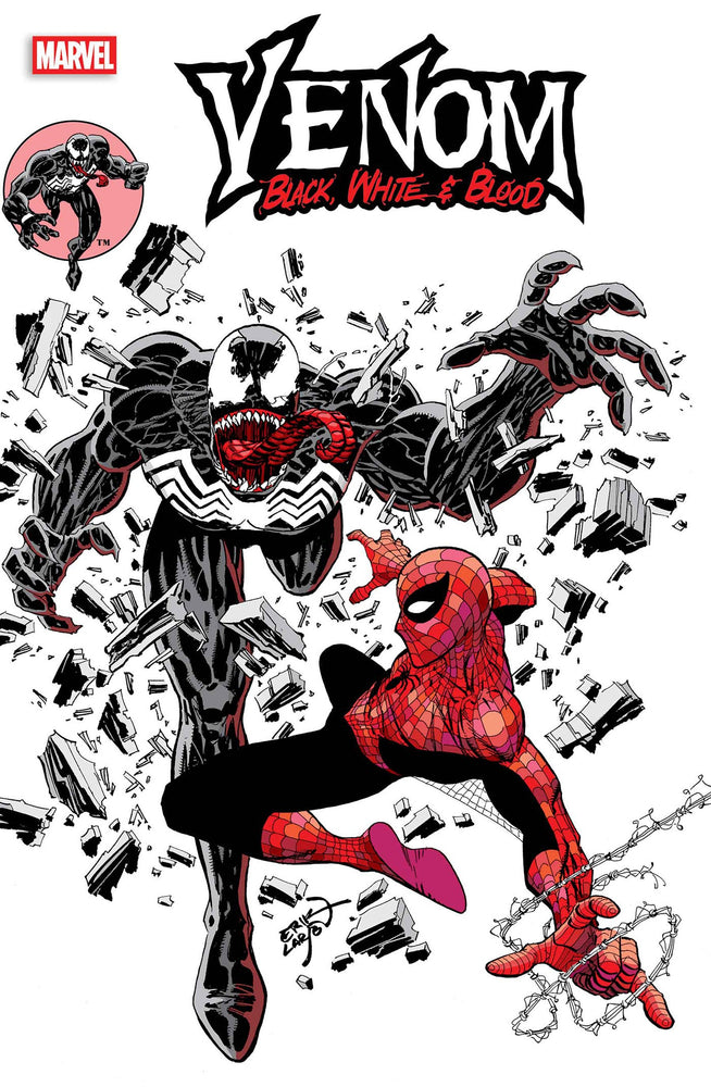Venom Black White & Blood #2 B Erik Larsen Variant (09/24/2025) Marvel (ONLINE ORDER ONLY)