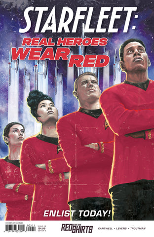Star Trek Red Shirts #3 B JK Woodward Federation Recruitment (10/01/2025) Idw (ONLINE ORDER ONLY)