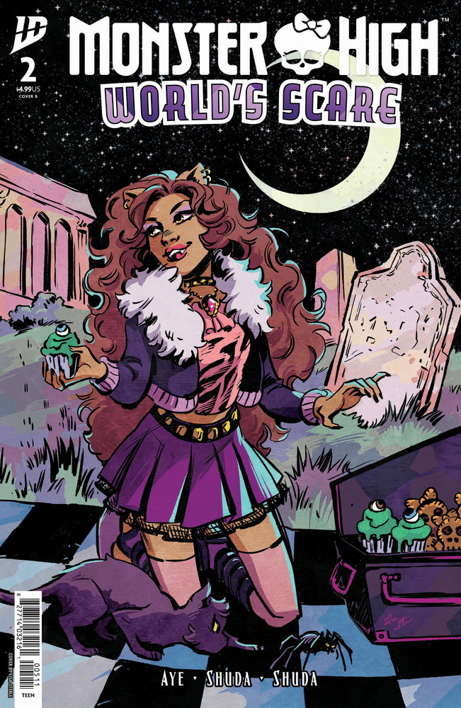 Monster High World'S Scare #2 B Lisa Sterle (09/24/2025) Idw (ONLINE ORDER ONLY)