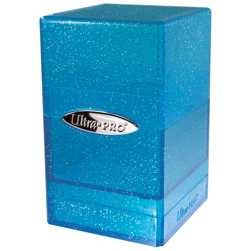 Glitter SATIN® Tower DECK BOX® - Blue