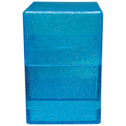 Glitter SATIN® Tower DECK BOX® - Blue (ONLINE ORDER ONLY)