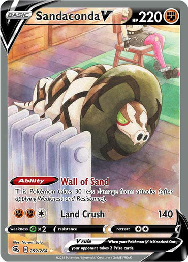 Sandaconda V (252/264) [Sword & Shield: Fusion Strike] (Online Only)