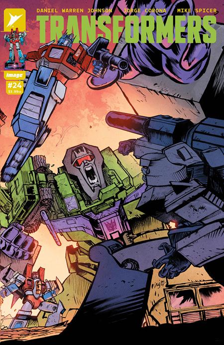 Transformers #24 F Daniel Warren Johnson & Mike Spicer Wraparound Variant (09/10/2025) Image (ONLINE ORDER ONLY)
