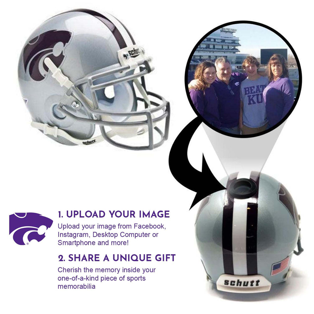 Kansas State Wildcats College Football Collectible Mini Helmet - Picture Inside (Online Order Only) (ONLINE ORDER ONLY)