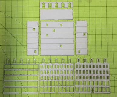 15mm European City Building (Matboard) - 15MCSS122 (Online Order Only)