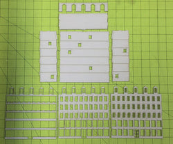 15mm European City Building (Matboard) - 15MCSS122 (Online Order Only)