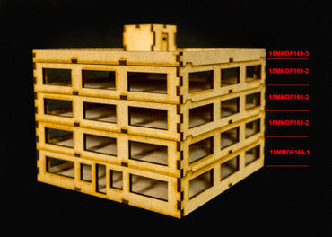 15mm Modular Skyscraper - Ground Floor - 15MMDF169-1 (Online Order Only)