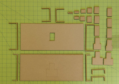 15mm WWII Government Building - Floor and Stairs Kit - 15MMDF350-4 (Online Order Only)