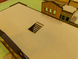 15mm WWII Government Building - Floor and Stairs Kit - 15MMDF350-4 (Online Order Only)