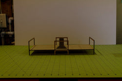 15mm WWII Government Building - Floor and Stairs Kit - 15MMDF350-4 (Online Order Only)