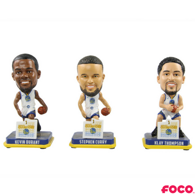 Golden State Warriors 2018 NBA Champions Bobbleheads (ONLINE ORDER ONLY)