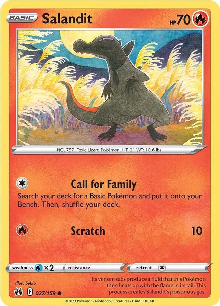 Salandit (027/159) [Sword & Shield: Crown Zenith] (Online Only)