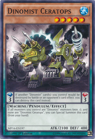 Dinomist Ceratops [MP16-EN197] Common (ONLINE ORDER ONLY)