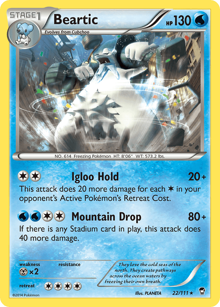 Beartic (22/111) [XY: Furious Fists] (Online Only)