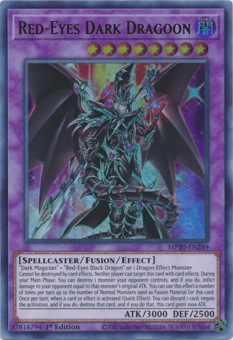 Red-Eyes Dark Dragoon [MP20-EN249] Ultra Rare (ONLINE ORDER ONLY)