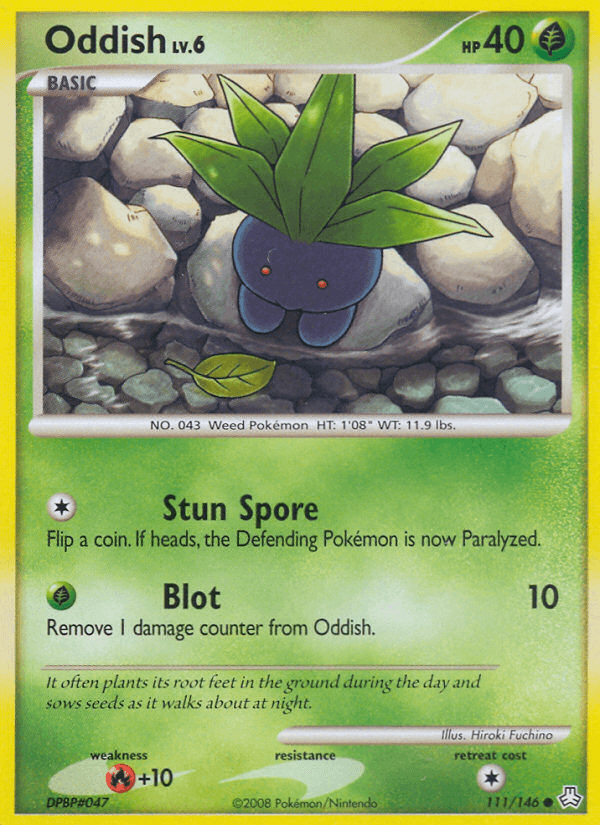 Oddish (111/146) [Diamond & Pearl: Legends Awakened] (Online Only)