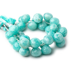 15mm Amazonite Faceted Candy Kiss Beads 7 inch 11 pieces (ONLINE ORDER ONLY)