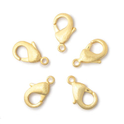 15mm Brushed Lobster Clasp Set of 5 Pieces (ONLINE ORDER ONLY)