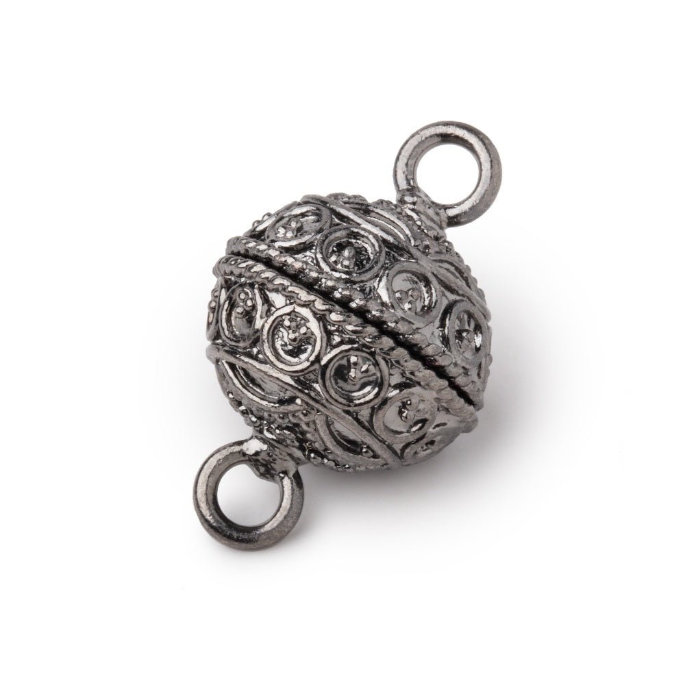 15mm Circle Design Magnetic Clasp 1 piece (ONLINE ORDER ONLY)