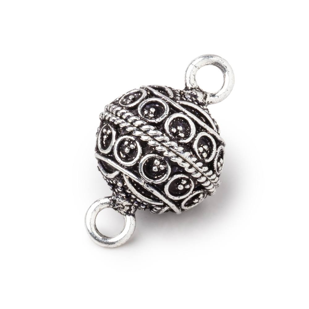 15mm Circle Design Magnetic Clasp 1 piece (ONLINE ORDER ONLY)