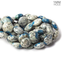 15mm K2 plain coin beads 8 inch 14beads 1mm hole (ONLINE ORDER ONLY)