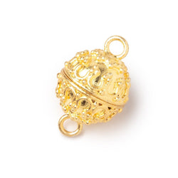 15mm Moroccan Design Round Magnetic Clasp 1 piece (ONLINE ORDER ONLY)