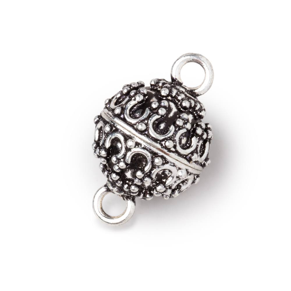 15mm Moroccan Design Round Magnetic Clasp 1 piece (ONLINE ORDER ONLY)