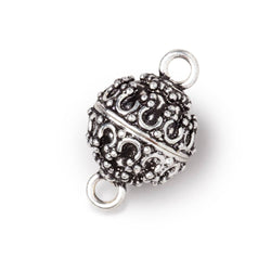 15mm Moroccan Design Round Magnetic Clasp 1 piece (ONLINE ORDER ONLY)