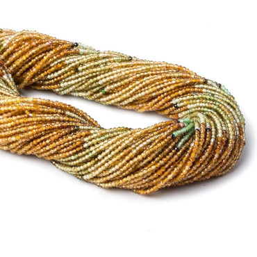 1.5mm Multi Color Tourmaline micro faceted round beads 13 inch 250 pieces AAA (ONLINE ORDER ONLY)