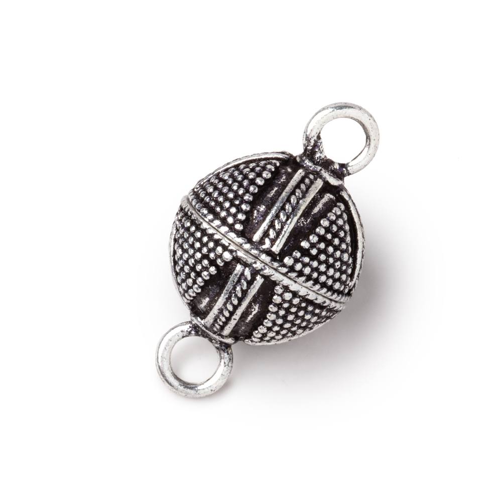 15mm Pave Triangle Design Magnetic Clasp 1 piece (ONLINE ORDER ONLY)